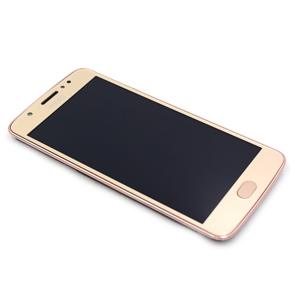 Skärm Complete with Housing för Motorola Moto E4 (XT1767) Gold OEM-Equivalent