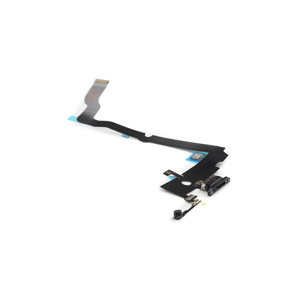 Laddkontakt för iPhone Xs Max Black OEM-Equivalent