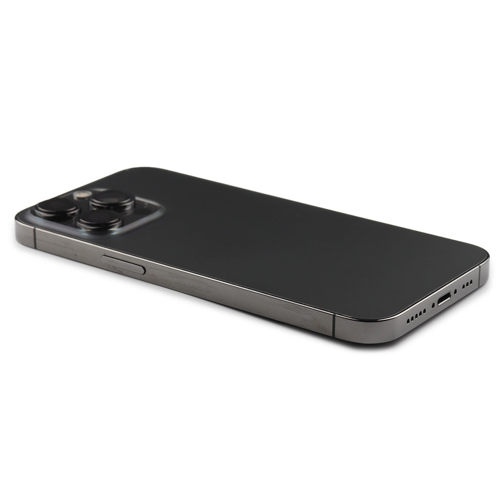Rear Housing with small parts (EU Version) för iPhone 13 Pro Black Pulled B