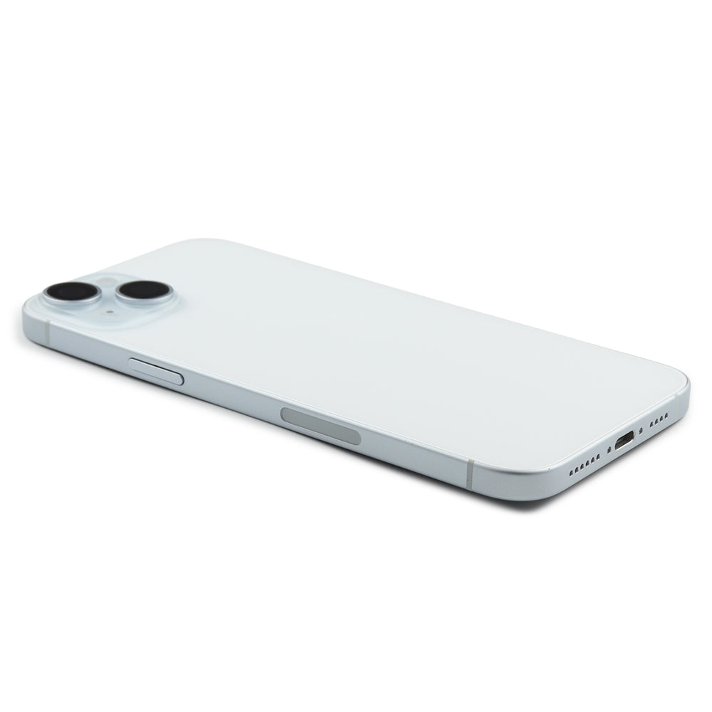Rear Housing with small parts (US Version) för iPhone 15 Plus Blue Titanium Pulled